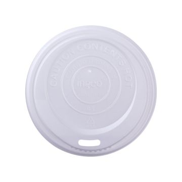 Karat Earth 12-24 oz. Eco-Friendly White Travel Hot Lids (90mm)