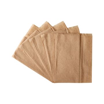 Karat 12" x 13" Kraft 1-Ply Off-Fold Dispenser Napkin - 6000 Count