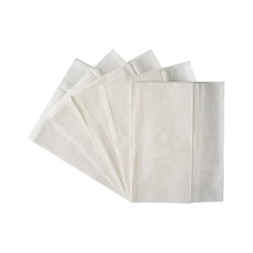 Karat 12" x 13" White 1-Ply Off-Fold Dispenser Napkin - 6000 Count