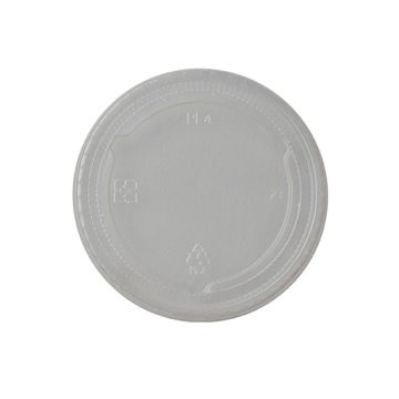 Karat Earth 4 oz. Clear PLA Eco-Friendly Portion Cup Lids