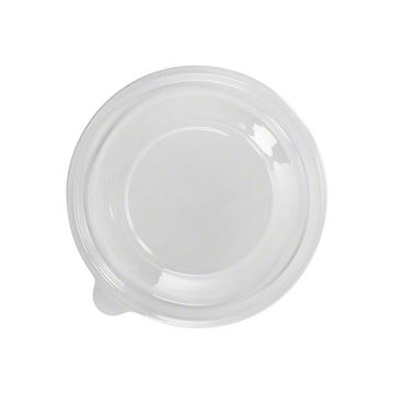 Karat 32 oz. Clear PET Plastic Salad Bowl Lid - 300 Count