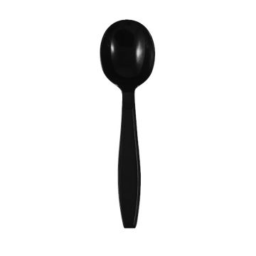 Karat Heavy Weight Soup Spoon - Black