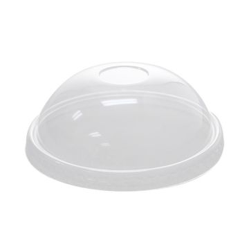 Karat PET Plastic Dome Lids For 20 oz. Hot/Cold Paper Food Container - 600 Count