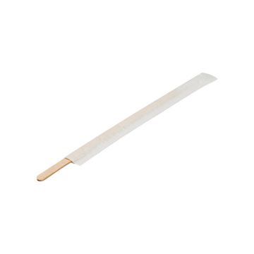 Karat 5.5" Wooden Stirrers, Wrapped - 10/500 Count Case