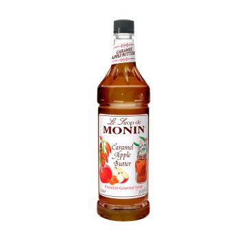 Monin Caramel Apple Butter Syrup (1L) - Plastic Bottle