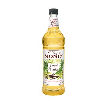 Monin French Vanilla Syrup (1L) - Plastic Bottle