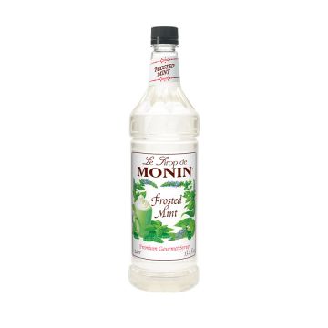 Monin Frosted Mint Syrup (1L) - Plastic Bottle