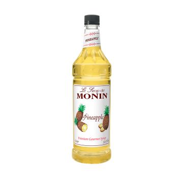 Monin Pineapple Syrup (1L) - Plastic Bottle