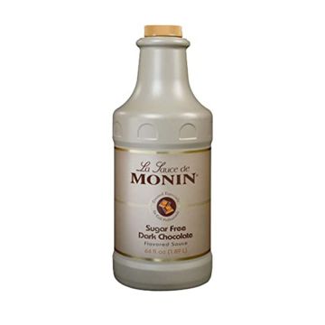 Monin Sugar Free Dark Chocolate Sauce - 64 oz.