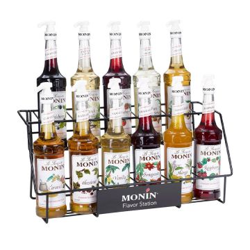 Monin 11 Bottle Metal Syrup Stand
