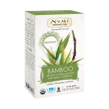 Numi Organic Presence/Bamboo Holistic Herbal Tea Blend Bags - 16 Count Box