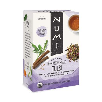 Numi Organic Gratitude/Tulsi Holistic Herbal Tea Blend Bags - 16 Count Box