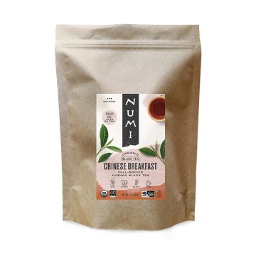 Numi Organic Chinese Breakfast Yunnan Black Tea - Loose Leaf - 1 lb. Bag