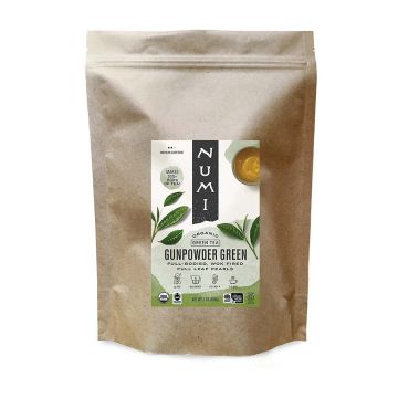 Numi Organic Gunpowder Green Green Tea - Loose Leaf - 1 lb. Bag