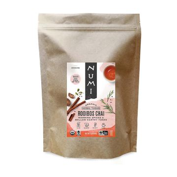 Numi Organic Spiced Rooibos Chai Herbal Tea - Loose Leaf - 1 lb. Bag