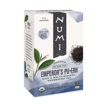 Numi Organic Emperor's Pu-erh Tea Bags - 16 Count Box