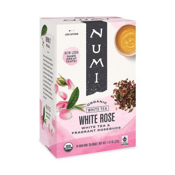 Numi Organic White Rose White Tea Bags - 16 Count Box