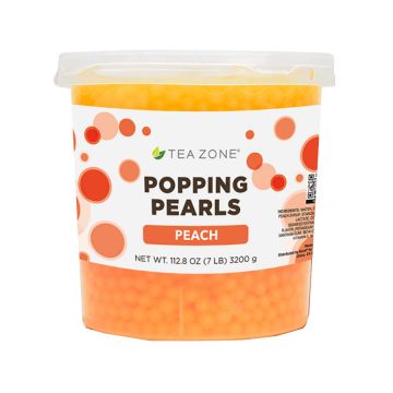 Tea Zone Peach Popping Pearls