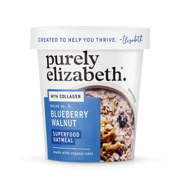 Purely Elizabeth Blueberry Walnut Superfood Oatmeal with Collagen Cup - 2 oz.