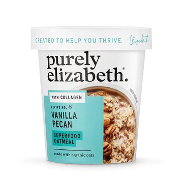 Purely Elizabeth Vanilla Pecan Superfood Oatmeal with Collagen Cup - 2 oz.