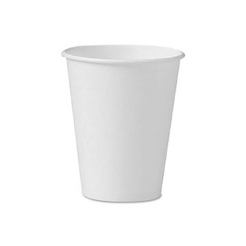 Solo 8 oz. White Paper Hot Cups (80mm)