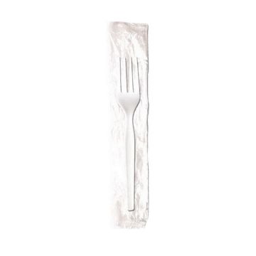 Medium Weight Fork, Individually Wrapped - White