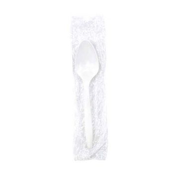 Medium Weight Teaspoon, Individually Wrapped - White