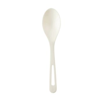 World Centric Compostable TPLA Eco-Friendly Spoon - Natural