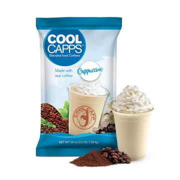 Cool Capp Cappuccino - Blended Ice Coffee Frappe Mix - 3.5 lb. Bag