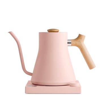 Fellow Stagg EKG Electric Kettle - Warm Pink + Maple Handle