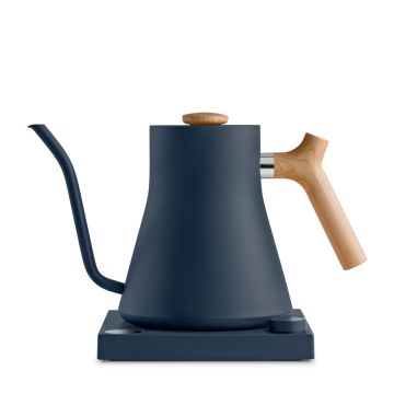 Fellow Stagg EKG Electric Kettle - Stone Blue + Maple Handle