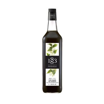 1883 Elderflower Iced Tea Syrup (1L) - Glass Bottle