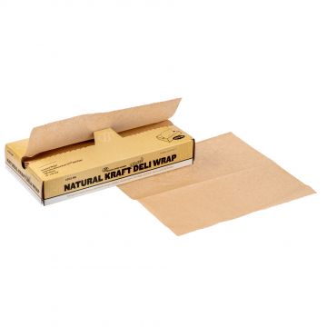 Kraft 12" x 10.75" Dry Waxed Interfolded Deli Sheets - 12/500 Count