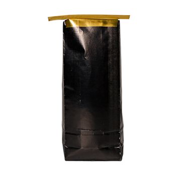 16 oz. Black Tin Tie Bag - 100 Count