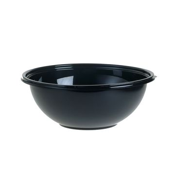 Karat 48oz PET Square Bowl, Black - 300 pcs