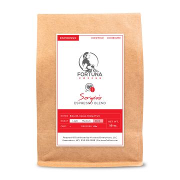 Sergio's Gourmet Espresso Blend - 1 lb Bag, Whole Bean