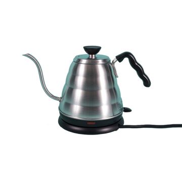 Hario V60 Buono Gooseneck Stainless Steel Electric Kettle - Silver - 0.8 Liter