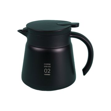 Hario V60 02 Black Vacuum Insulated Server - 600 ml