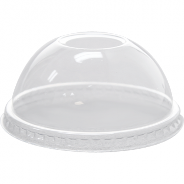 Karat 32 oz. PET Plastic Dome Lids (107mm)