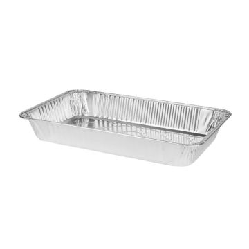 Karat Full Size Extra Heavy Deep Aluminum Steam Table Pan - 50 Count