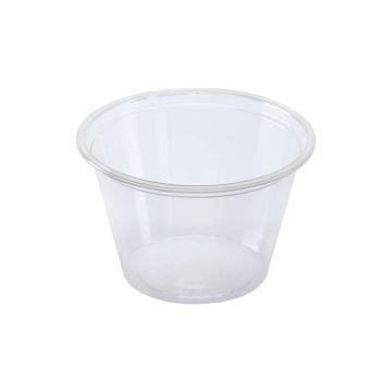 Karat Earth 4 oz. Clear PLA Eco-Friendly Portion Cups