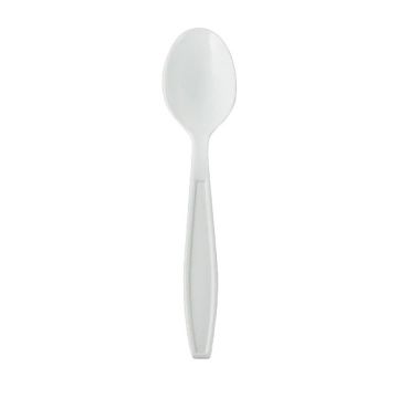 Karat Extra Heavy Weight Teaspoon - White