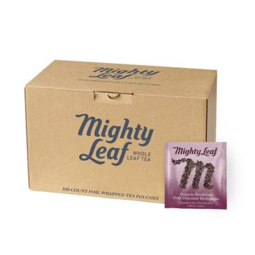 Mighty Leaf Organic Breakfast Black Tea Bags - 100 Count Box