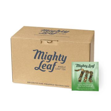 Mighty Leaf Green Tea Tropical Tea Bags - 100 Count Box