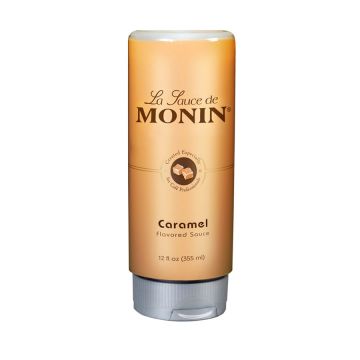 Monin Caramel Sauce Squeeze Bottle - 12 oz.