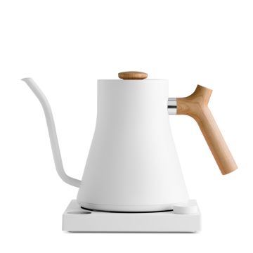 Fellow Stagg EKG Electric Kettle - Matte White + Maple Handle