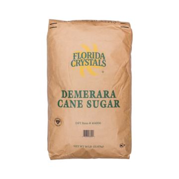 Demerara Unrefined Cane Sugar - 50 lb. Bag