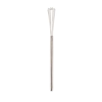 Flat Bottom Stainless Steel Drink Whisk - 10.5"