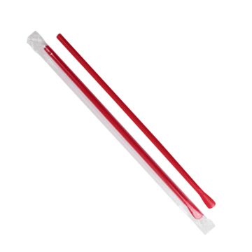 Karat 9 Giant Red Plastic Straws