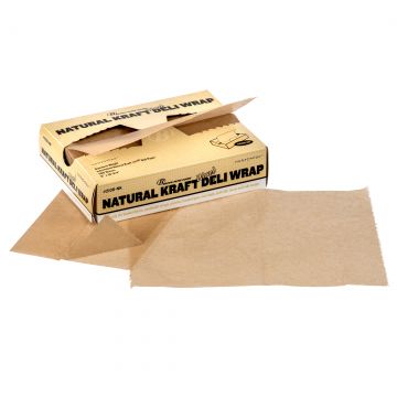 Kraft 8" x 10.75" Dry Waxed Interfolded Deli Sheets - 12/500 Count